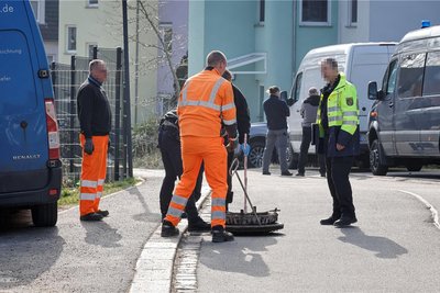 Auf der Suche nach Beweismitteln hatte die Kriminalpolizei in der Nähe des Tatorts auch Schächte abgesucht.