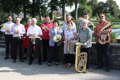 Eine Aufnahme aus dem Jahr 2020 beim traditionellen Konzert im Hartmannsdorfer Park.