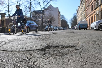 Die Reinhardtstraße auf dem Chemnitzer Sonnenberg soll neu gestaltet werden.