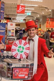 Bis Samstag wartet das Kaufland in Haselbrunn mit Gewinnaktionen auf.