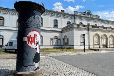 Die Neugestaltung der Litfaßsäulen in Crimmitschau wird auch aus dem Bürgerhaushalt bestritten.