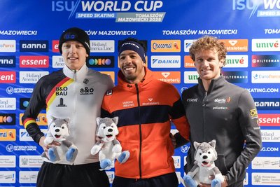 Gleich bei seinem ersten Weltcup bei den Männern am vergangenen Wochenende in Polen holte der Erfurter Finn Sonnekalb (links) Podestplätze.
