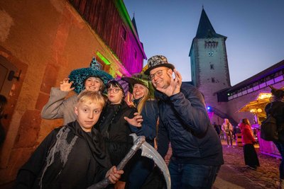 Familie Weinrich aus Threna war schon vor zwei Jahren da.