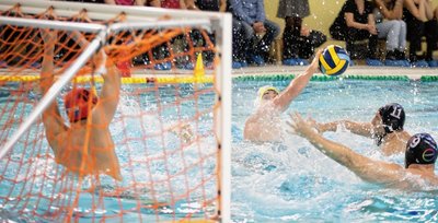 Laurence Bolman (am Ball) prüft, wo der Uerdinger Torhüter eine Lücke für den nächsten Treffer lässt. 