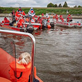 Elbschleuse kurz vor Hamburg 