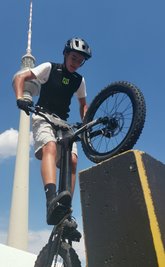 Timo Radke vom MSC Thalheim auf dem schwierigen Kurs in Berlin. Am Ende verpasste er Bronze nur hauchdünn bei Punktgleichheit mit dem Drittplatzierten, Nick Ulrich von der RSG Neckar-Odenwald. 