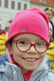 Schülerin der Albert Schweitzer Förderschule Freiberg: "Ich freu mich auf den Weihnachtsmann!"