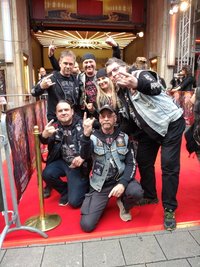 Michael Burkhardt (oben links), Vorsitzender des Vereins ChronicalMoshers Reichenbach