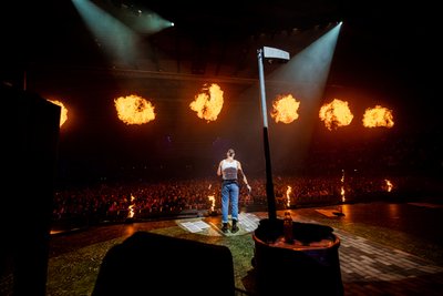 In Flammen: Die One-Man-Show heizt ein!