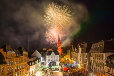 Am Freitag gibt’s zum Stadtfest-Auftakt in Aue ein Feuerwerk.