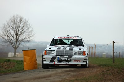 Ruben Zeltner/Thomas Windisch im Mercedes-Benz 190E.