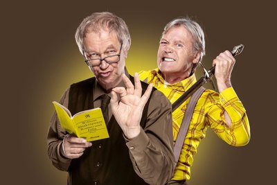 Peter Kube und Jürgen Haase gastieren als „Genies“ in der Freiberger BiB.