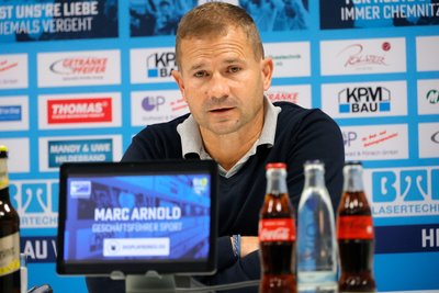 Marc Arnold, Geschäftsführer Sport beim Fußball-Regionalligist Chemnitzer FC.