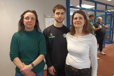 Ulrike Lapsien, Lenny und Annett Babatz konnten noch nicht den Aufstieg bejubeln.