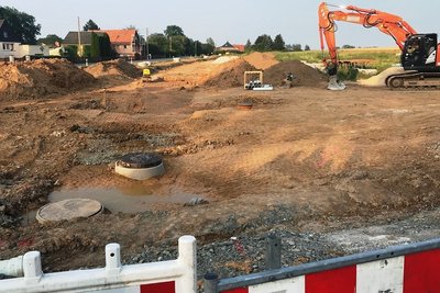 Am Neubaugebiet wird schon länger gearbeitet.