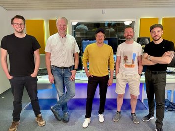 drian Kehlbacher, Jörg Adamczak, Marco Wölfer, Norman Kresser und Matthias "Mazze" Wiesner. (von links)