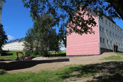 Bei der Wohnbau Johanngeorgenstadt laufen Abriss-, Sanierungs- und Umbauarbeiten, hier im Stadtteil Neustadt.