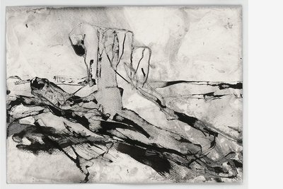 Hymne auf die Hände: Michael Morgners Zeichnung nach Auguste Rodins "Die verkrampfte Hand" (Main crispée).