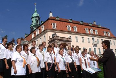 Schloss Lichtenwalde bietet immer eine gelungene Kulisse für das jährliche mittelsächsische Sommerfest. 