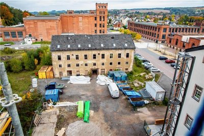 Ein Blick auf den künftigen Flöhaer Marktplatz, der Herz und Mitte der Stadt werden soll. Die Bauarbeiten beginnen noch in diesem Jahr. 