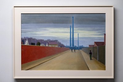 „Stadtszene, Helsinki“ von Väino Nuuttila, 1936.