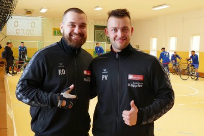 Trotz des Schreckmoments zum Auftakt haben Ronny Dornberger (links) und Philipp Vogel in dieser Saison noch viel vor.