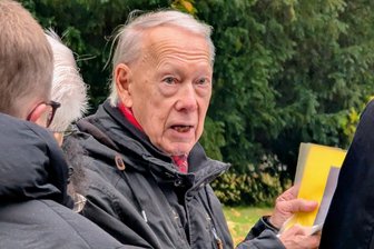 81 Jahre danach: Ein Ruf nach Frieden – Rainer Frommann erinnert sich an die Bomben über Freiberg - Rainer Frommann erzählte von seinen Erlebnissen im Oktober 1944.
