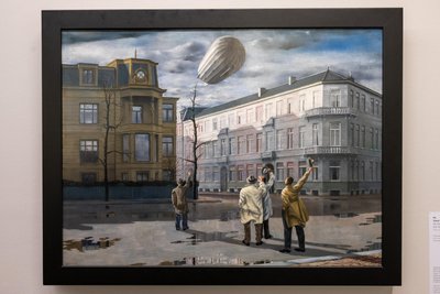 Technikbegeisterung: „Der Zeppelin“ von Carel Willink, 1933.