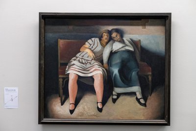 „Zwei müde Frauen“ von Ernst Neuschul, um 1925.