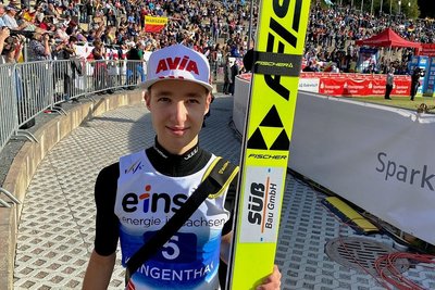 Martin Hamann startet Anfang Dezember beim Continentalcup (2. Liga) auf der kleinen Olympiaschanze in Peking in die Wintersaison. Foto: Ralf Wendland