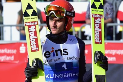 Richard Freitag war beim Sommerfinale in Klingenthal noch sechstbester Deutscher, steht beim Weltcupauftakt aber nicht im deutschen Team. 