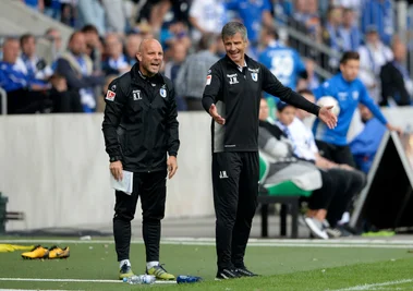 Ronny Thielemann (l) kehrt zum 1. FC Magdeburg als U23-Cheftrainer zurück. (Archivbild)