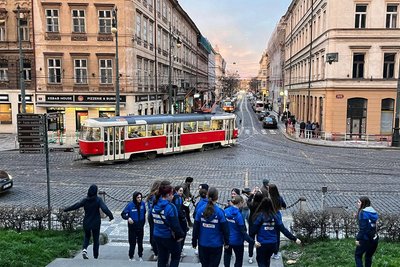 Abends blieb immer Zeit für Ausflüge in die Prager Innenstadt. So wurde es nicht nur sportlich, sondern auch touristisch interessant.