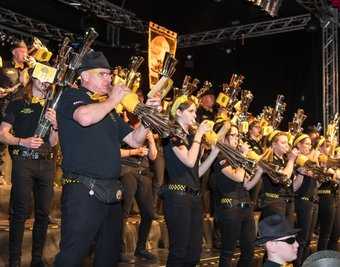 Gemeinsam mit 1500 Gästen, darunter viele Musiker von befreundeten Kapellen und Musikgruppen, feierten die Milkauer Schalmeien im Frühjahr 2019 ihr 60-jähriges Bestehen. Wann man sie wieder in so einem großen Rahmen erleben kann, ist noch offen. 