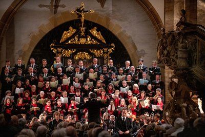 Der Freiberger Domchor und die Mittelsächsische Philharmonie gestalten am Samstag das Konzert.