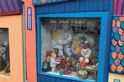 Auch die Weihnachtsmannwerkstatt ist in der Wichtelstadt vertreten.