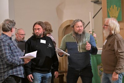 In Zschorlau wird seit Wochen für das Passionsspiel 2025 geprobt.