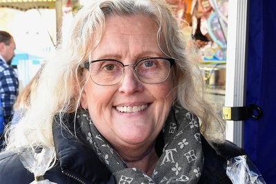 Margit Janßens aus Nürnberg war als Händlerin zum ersten Mal dabei.
