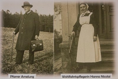 Vor 100 Jahren leiteten Pfarrer Amelung und Fräulein Nikolai die Stadtmission in Plauen. Auf historischen Fotos sind sie zu sehen.