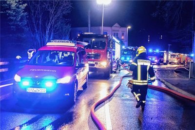 Feuerwehren aus vier Orten waren im Einsatz.