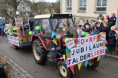 Beim diesjährigen Straßenfasching wurde bereits aufs Jubiläumsjahr 2027 hingewiesen.