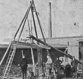 Brunnenbau in der Gründerzeit. 