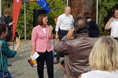 Bundestagsvizepräsidentin Yvonne Magwas: Nicht nur dagegen sein.