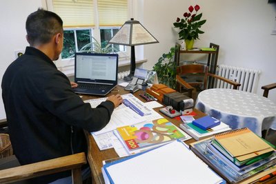 Dies ist der neue Arbeitsplatz von Martin Trinks als Bürgermeister.
