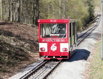 Die Drahtseilbahn Augustusburg fährt wieder. 