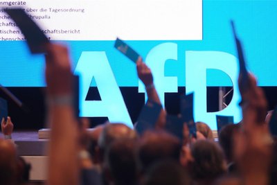 Wollen am Wochenende noch ihr Landtagswahlprogramm verabschieden: mehr als 200 AfD-Delegierte in Glauchau.