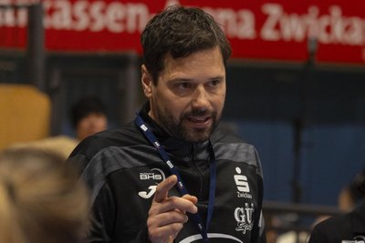 Norman Rentsch ist seit Anfang 2019 in Personalunion Cheftrainer und Geschäftsführer des BSV Sachsen Zwickau.