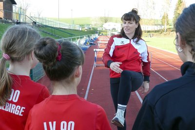 Für Carolin Kempe ist die Arbeit mit Nachwuchssportlern eine erfüllende Aufgabe.