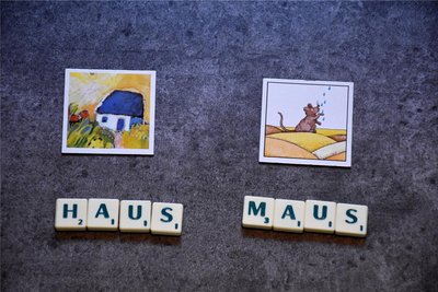 Was reimt sich auf Haus? Bei den Kindern waren Defizite im sprachlichen Bereich festgestellt worden.