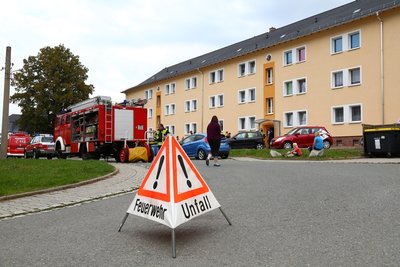 Am Freitagnachmittag kam es in Oelsnitz zu einem Brand in einer Wohnung.